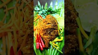 Fish Rava Fry Asmr Cooking  Pomfret Easy Healthy Dinner shorts shortsfeed fishfry [upl. by Akila]