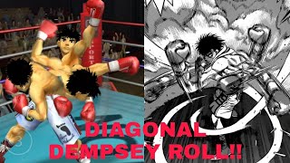 IPPO COMPLETE DEMPSEY ROLL AND ALL SPECIAL MOVES step by step guide hajime no ippo psp [upl. by Geordie]