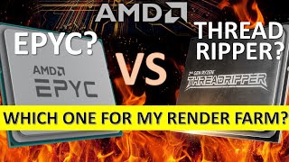 AMD EPYC or Ryzen Threadripper challenge Which CPU should you render on THINGS HAVE CHANGED IN VFX [upl. by Huberto]