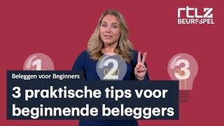 Beleggen voor Beginners Afl6 3 tips voor starters Beursspel2021 [upl. by Names16]