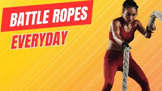 Daily Battle Rope Workouts Revealing the Surprising Effects [upl. by Oakie]