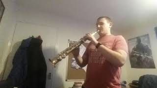 Conor Philip  Monsters Inc Theme  Soprano Sax [upl. by Wulf975]