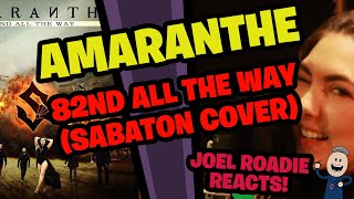 AMARANTHE  82nd All The Way OFFICIAL MUSIC VIDEO  Roadie Reacts [upl. by Nonnek]