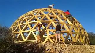 Geodesic Dome v6 Vis Island Croatia April 2018 [upl. by Eniluqcaj]