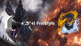 MHWIB Great Sword Solo Freestyle 4’25 Alatreon [upl. by Anawyt191]