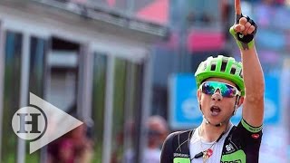 Esteban Chaves envía saludo a Colombia tras ganar segunda etapa de Vuelta a España [upl. by Nylaret]