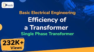 Efficiency of a Transformer  Single Phase Transformer  Basic Electrical Engineering [upl. by Maureen]