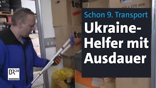 Helferkreis schickt schon seit zwei Jahren Güter in die Ukraine  BR24 [upl. by Ah]