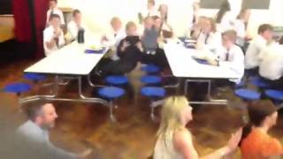 Rossett school flash mob by teachers Harrogate England [upl. by Naylor]