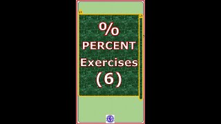 Percent Exercise 6 [upl. by Yvel]