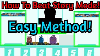 HOW TO BEAT STORY MODE EASILYAll Star Tower DefenseSimple Method [upl. by Elohcan]