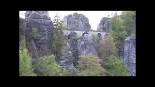 Die Bastei im Elbsandsteingebirge [upl. by Ybrek353]