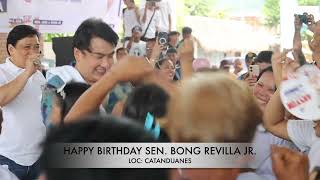 SEN BONG REVILLA JR BDAY IN CATANDUANES 2024 [upl. by Losiram]