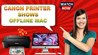 Fix Canon Printer Offline Issue  Mac  Canon Printer Not Printing  DSK [upl. by Deedee]