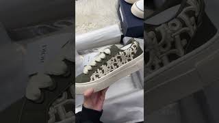 Coco Shoes  Denim Tears B33 Release Khaki Embroidery Unboxing video review [upl. by Azilem]