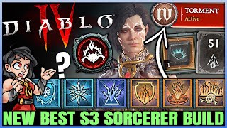 Diablo 4  New Best S3 Highest Damage Sorcerer Build  OP Seneschal Combo  Easy Torment At 54 [upl. by Adnyc637]