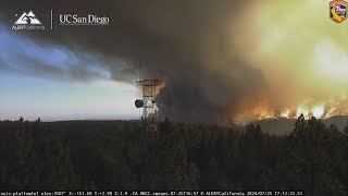 Fire tornado sparked by California wildfire caught on camera [upl. by Rockefeller]