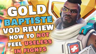 mL7 Spectates a GOLD Baptiste who feels useless in Overwatch 2 team fights  Overwatch 2 [upl. by Lachus112]