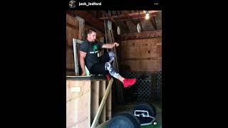 Jump Training  405 Trap Bar Deadlift  40” Box Jump [upl. by Paryavi]