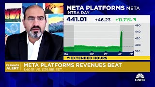 Its hard to find any yellow flags in Metas earnings release says Roth MKMs Rohit Kulkarni [upl. by Harrington]