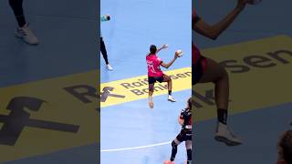 Wing shots in handball 🤤✨ handball håndbold ehfcl [upl. by Cindra]