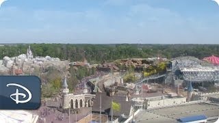 TimeLapse Seven Dwarfs Mine Train in New Fantasyland  Walt Disney World [upl. by Coleman]