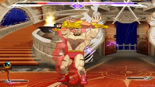 Mugenation Battle PC Version 10  Borchid VS Zangief  Gameplay [upl. by Enidualc545]