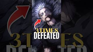 Gojo got defeated 3 times  Explained jjk anime [upl. by Ayenat]