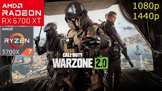 Call of Duty Warzone 2  AMD Radeon RX 6700 XT Ryzen 7 5700X  1080p 1440p [upl. by Pete]