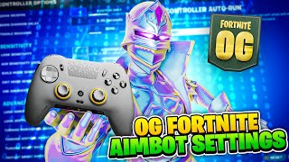 NEW BEST Aimbot Controller Settings For Fortnite Season OG BEST XBOXPS4 Sensitivity [upl. by Chrisse]