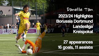 Danelle Tan 2324 BVB Highlights [upl. by Ahsehat399]