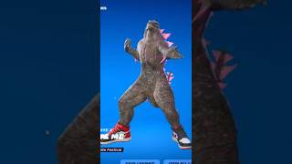 FORTNITE X GODZILLA 😱🤣 fortnite skins gamers fortniteclips epicgamer godzilla nike segue [upl. by Atinel184]