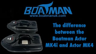 The difference between the Boatman Actor MK4 amp MK4i bait boats [upl. by Florance]