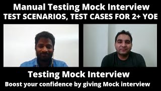 Manual Testing Mock Interview Manual Testing Interview Questions amp Answers [upl. by Leif791]