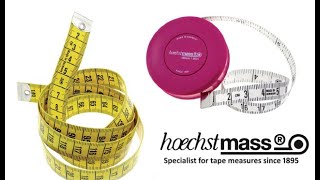 Maßbänder  Tape measures  MADE IN GERMANY  hoechstmass Balzer [upl. by Aseneg]