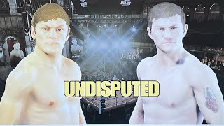 Ricky Hatton vs Ricky Hatton UNDISPUTED boxing [upl. by Synned]