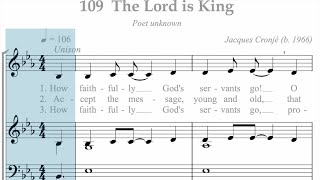 Hymnal 109 The Lord is King [upl. by Nylessoj]