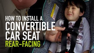 Rearfacing car seat installation [upl. by Ika]