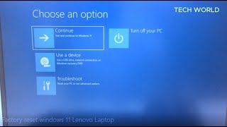 How to Factory Reset Lenovo Laptop Windows 11  Factory Reset Windows 11 [upl. by Yetta]