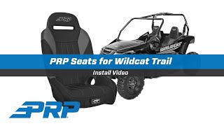 PRP Seats for Wildcat Trail Install Video [upl. by Xel88]