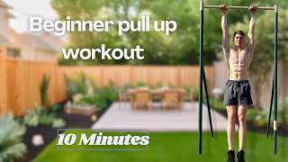 Beginner pull up workout in 10 minutes [upl. by Solrak416]