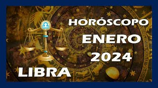 HORÓSCOPO LIBRA ENERO 2024 ‐ Predicción Libra [upl. by Nesral]