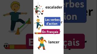 les verbes daction 10 mots en Français Action verbs 10 words in French francais french [upl. by Sylvan72]