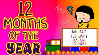 12 Months Of The Year  12 Months Name  January February March  Learn The Months For Kids [upl. by Lrae47]