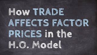 How Trade Affects Factor Prices in the HeckscherOhlin Model [upl. by Lalage164]