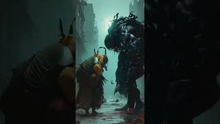 Splinter And Venom Combination Fight animalhybrid shorts ytshorts [upl. by Lerad]