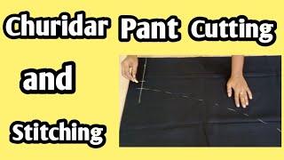 Churidar pant stitching easy method malayalam PART2  simple churidar pant stitching malayalam [upl. by Pul356]