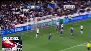 HD Valencia VS PSG 12 120213 Champions League ALL GOALS AND FULL HIGHLIGHTS [upl. by Smailliw]