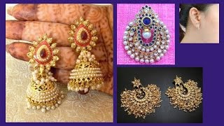 Top Earring Designs amp Bridal Jhumka collection [upl. by Jacobsohn24]