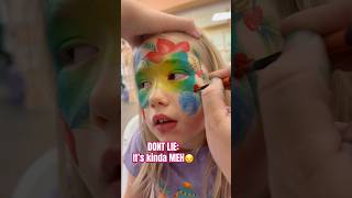 Adorable Christmas face painting facepaint facepainting facepainter shorts happyholidays art [upl. by Hervey]